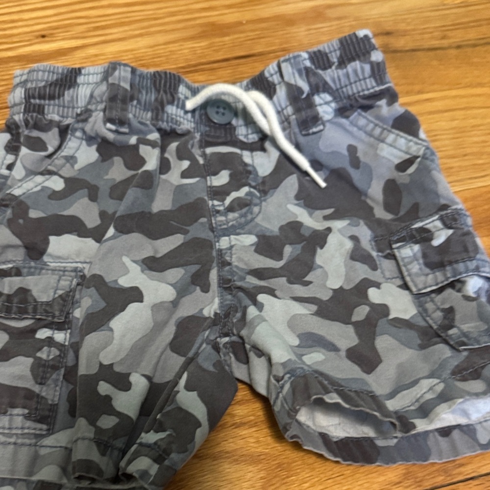 The Children's Place Gray Camouflage Shorts